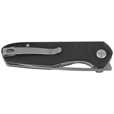 Kubey Doris Knife Black G10, Satin 14C28N (KU324I)