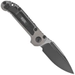 Microtech LUDT Gen III S/E Automatic Knife Natural Clear Aluminum, Black M390MK by Tony Marfione (1135-1NC)