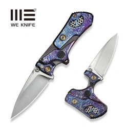 WeKnife NexoMorph Flamed Titanium, Hand Rubbed Satin M390 (WE24037B-3)