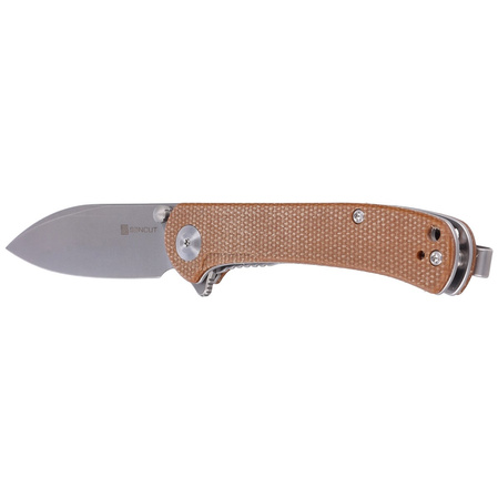 Nóż składany Sencut Scepter Brown Micarta, Stonewashed 9Cr18MoV (SA03D)