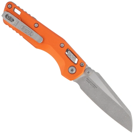 Microtech MSI Ram-Lok Mini S/E Knife Orange Fluted Aluminium, Apocalyptic M390MK by Tony Marfione (210M-10APFLOR)