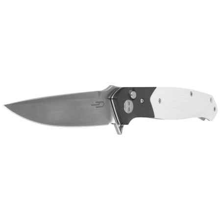 Bestech Swordfish Knife Black/White G10, Satin 14C28N (BG62B)
