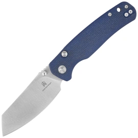 Nóż składany Bestechman Cicada's Wing-TL Blue Canvas Micarta, Satin 10Cr15CoMoV (BMK24-M-1)