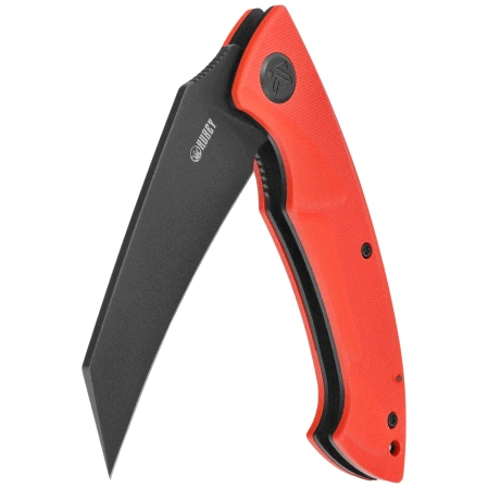 Kubey Anteater Knife Red G10, Blackwashed 14C28N (KU212F)