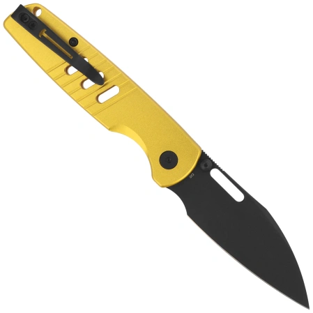 Bestechman Vector Knife Gold Aluminum, Black PVD D2 (BMK15E)