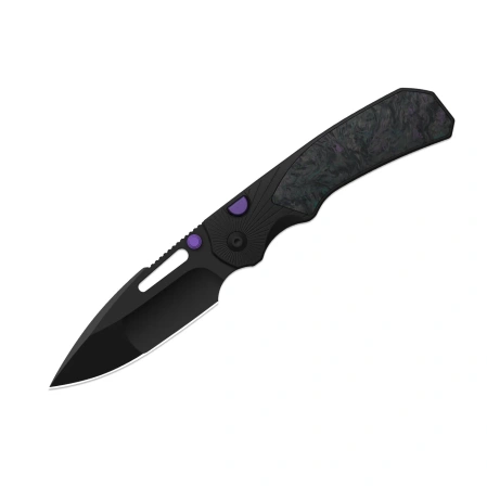 Kizer Durandal Knife Black Aluminum / Dark Matter Fat Carbon, Black PVD S35VN by Gabor Hajagos (K3765BD1)