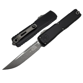 Microtech Ultratech Gen III ZBP S/E OTF Knife Black Aluminum, Apocalyptic M390MK by Tony Marfione (1121-10AP)