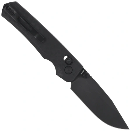 Nóż składany Remette RT-Aurora Black G10, Titanium Plating 14C28N (Aura-G2)