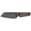 Kizer Phasmids Knife Brown Chocolate Glacier, Gray Stonewashed AEB-L by Johan Jordaan (1079A2)