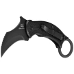 Nóż składany FOX Tribal K Karambit Black G10, Black Top Shield N690Co by Doug Marcaida (FX-802)