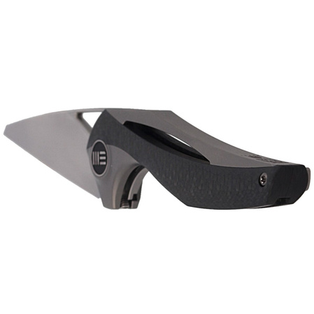 Nóż składany WE Knife ?ternA Gray Titanium / Carbon Fiber, Polished Bead Blasted M390 by Elijah Isham (918A)