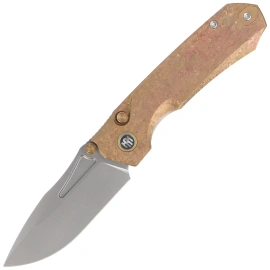 Nóż składany Remette Rhino Gold Crystallized Titanium, Pearlescent M390 (RNTB2)