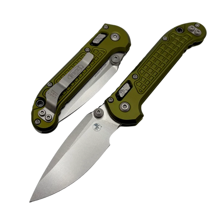 Microtech LUDT Ram-Lok S/E Knife OD Green Frag Aluminium, Stonewashed M390MK by Tony Marfione (1135RL-10FROD)