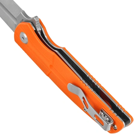 Bestech Fin Orange G10, Satin 14C28N Knife (BG34B-1)