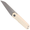 Nóż składany Civivi Ki-V Plus G10 Ivory, Silver Bead Blasted Nitro-V by Ostap Hel (C20005B-2)