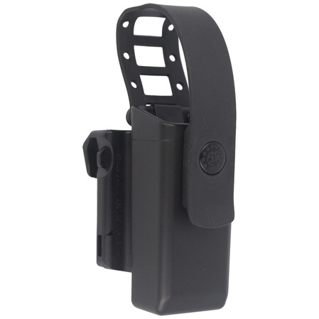 ESP Double-Stack 9 mm / .40 Magazine Pouch with UBC-01 Mount and Safety Strap, Black (MH-04-S)