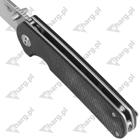 Nóż składany Bestech Sledgehammer Black Micarta, Satin / Stonewashed D2 (BG31C)