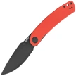 Kubey Momentum Knife Red G10, Blackwashed D2 by Sherif Manganas (KU344P)