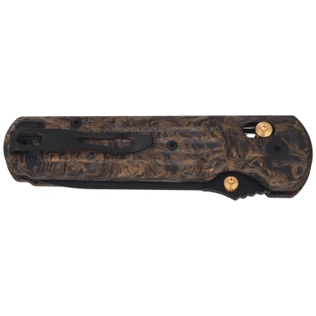 Nóż składany Fox Gabi Dark Matter Carbon Fiber, Black Stonewashed PVD Niolox (FX-451 DMG)