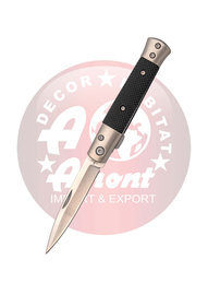 Nóż składany Third Decor Habitat N118B Black Aluminum, Satin 420 (TH-N118B)