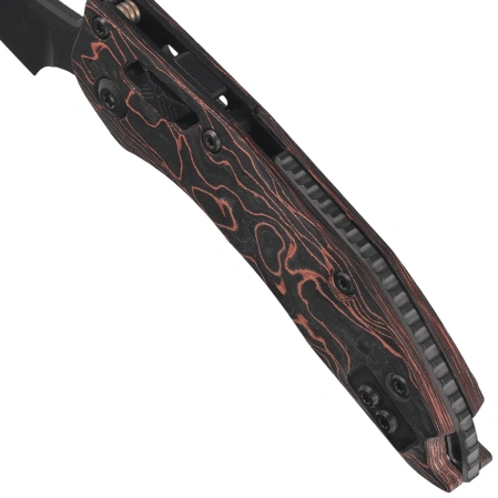 Microtech Stitch Ram-Lok S/E Marfione Select Knife Livewire Carbon Fiber, DLC Titanium HW, DLC Stonewashed M390MK by Borka Blades and Tony Marfione (169RL-1DLCTMS1)