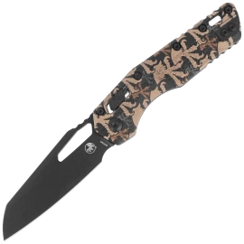 Microtech MSI S/E Knife Claw Burst Camo Tri-Grip Polymer, Black M390MK by Tony Marfione (210T-1PMCWC-Z4)