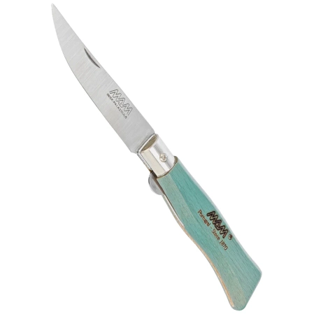 MAM Douro S z blokadą, Turquoise Beech Wood, Steel HD knife (2006-TU)