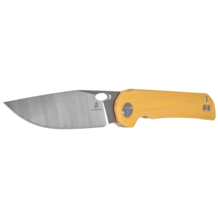 Nóż składany Bestechman Smuga Yellow G10, Satin AEB-L by Kombou (BMK22B)