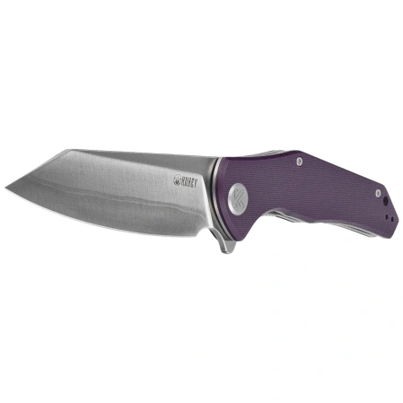 Kubey Flash Knife Purple G10, Satin San Mai M2 (KU158P)