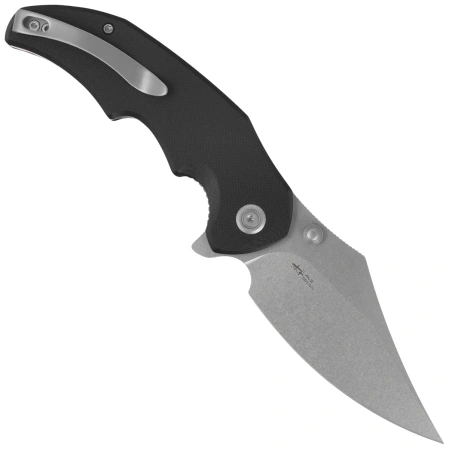 Nóż składany Kubey Ceto Black G10, Stonewashed 14C28N (KU181A)