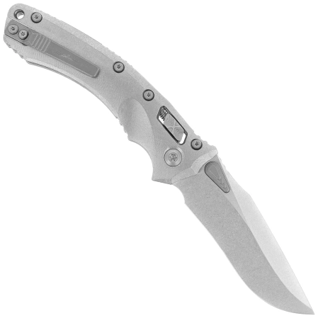 Nóż składany Microtech Amphibian Ram-Lok S/E Marfione Select Stonewashed Slab Side Titanium, Bronze HW, Stonewashed M390MK by Tony Marfione (137RL-10MS1)