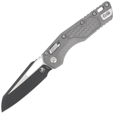 Microtech MSI S/E Knife Natural Clear Frag Aluminum, Black M390MK by Tony Marfione (210-1FRNC)