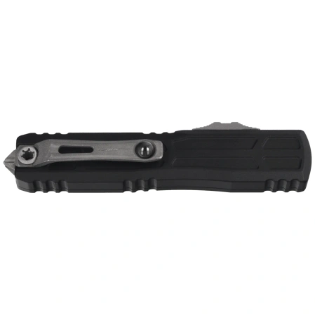 Microtech Ultratech Gen III EX-ZBP Interceptor Signature OTF Knife Black Aluminum, Apocalyptic M390MK by Tony Marfione (1117EX-10APS)