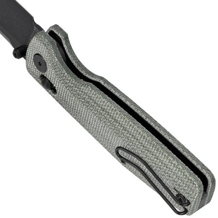 Nóż składany Bestech Slasher Green Micarta, Black Stonewashed D2 (BG56B-2)