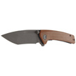 Nóż składany CIVIVI Keen Nadder Brown Micarta, Gray Stonewashed (C2021B)