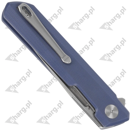 Bestechman Dundee Knife Grey G10, Stonewashed / Satin D2 by Ostap Hel (BMK01C)