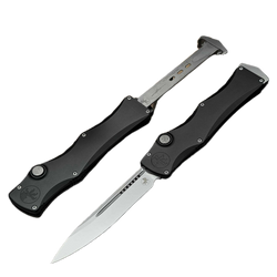 Microtech Halo Gen IV S/E Marfione Select OTF Knife Black Aluminum, Stonewashed M390MK by Tony Marfione (1150-10MS1)