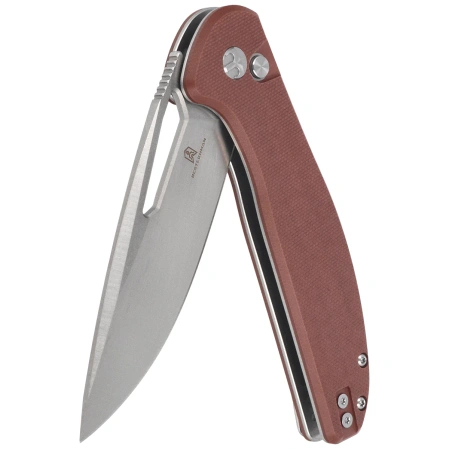 Nóż składany Bestechman Whalefin Brown G10, Stonewashed / Satin D2 (BMK18C)