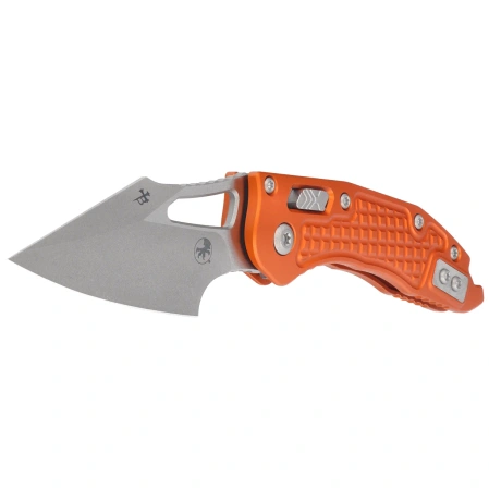 Nóż składany Microtech M-Stitch Ram-Lok S/E Orange Frag Aluminium, Apocalyptic M390MK by Borka Blades and Tony Marfione (169MRL-10APFROR)