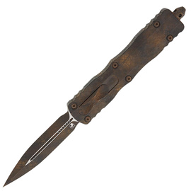 Nóż automatyczny OTF Microtech Dirac Delta D/E Plague Outbreak Aluminium, Plague Outbreak M390MK by Tony Marfione (227-1PLOBS)