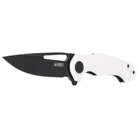 Nóż składany Kubey Dugu Ivory G10, Black Stonewashed 14C28N (KU210G)