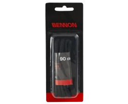 Bennon shoelaces rounded black 90cm (400006)