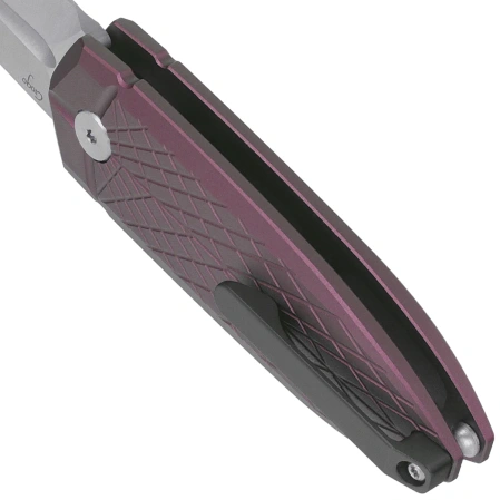 Nóż składany Bestech QUQU Brown Aluminium, Satin 14C28N by Gogo (BG57B-3)