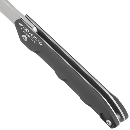 Extrema Ratio Ferrum E Knife Black Aluminum, Satin N690 (04.1000.0366/SAT/BLK)