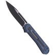WE Knife Double Helix Blue Titanium, Black Stonewashed CPM S35VN (815C)