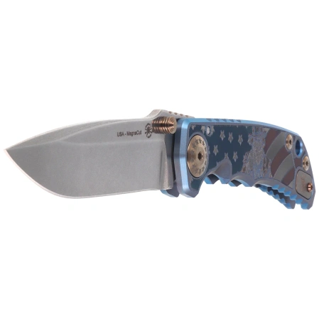 Spartan Blades Harsey Folder ''Uncle Sam'' Titanium, Stonewashed MagnaCut by William W. Harsey (SF5USAM)