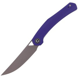 CIVIVI Knife Lazar Purple G10, Gray Stonewashed by Elijah Isham (C20013-2)