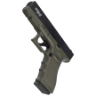 Zestaw wiatrówkowy 66: Pistolet Niksan Defence NKS GL17 Olive Drab Blow Back 4.5 mm, 1400 BBs, 10 kapsuł CO₂, 100 tarcz