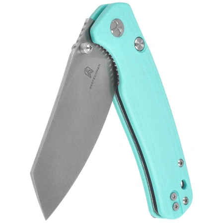 Bestechman Cicada's Wing-TL Knife Light Blue G10, Satin 10Cr15CoMoV (BMK24D)