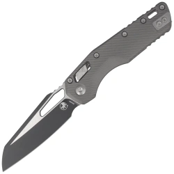 Nóż składany Microtech MSI Mini Ram-Lok S/E Natural Clear Fluted Aluminium, Black M390MK by Tony Marfione (210M-1FLNC)